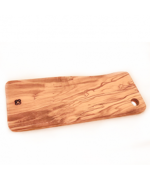 Taula de tall o servei de forma natural, fusta d'olivera (3)