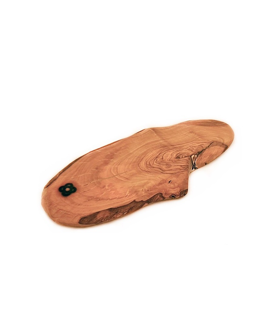 Tabla de corte o servicio forma natural, madera de olivo (3) Tabla de corte o servicio forma natural, madera de olivo (3)