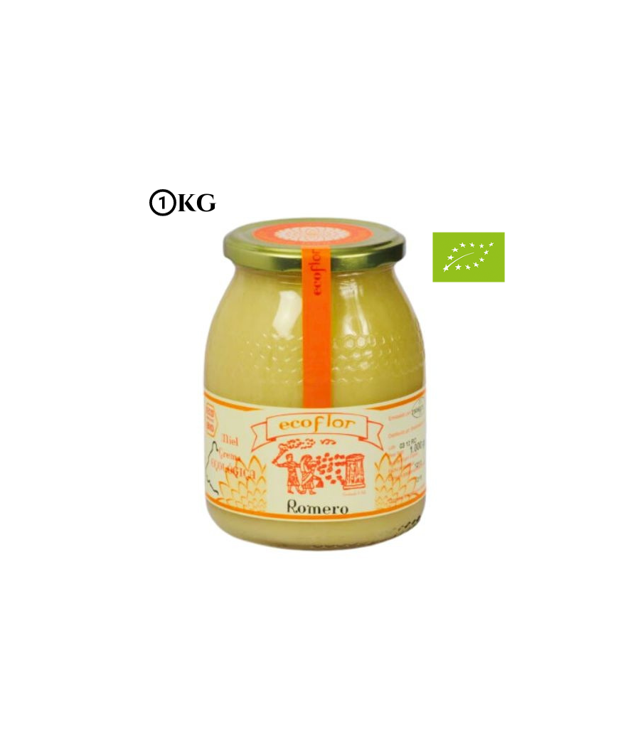 Miele monofloreale di rosmarino Eco 1kg, Miele Ecoflor Miele monofloreale di rosmarino Eco 1kg, Miele Ecoflor