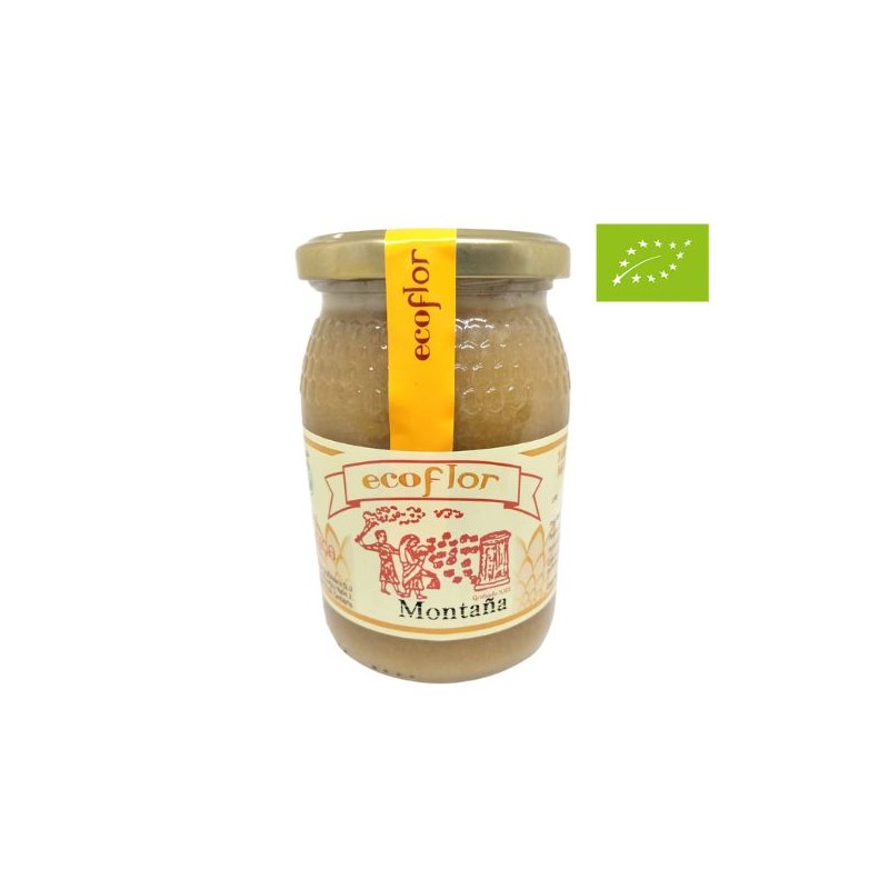 Organic Mountain Monofloral Honey 500g, Miel Ecoflor