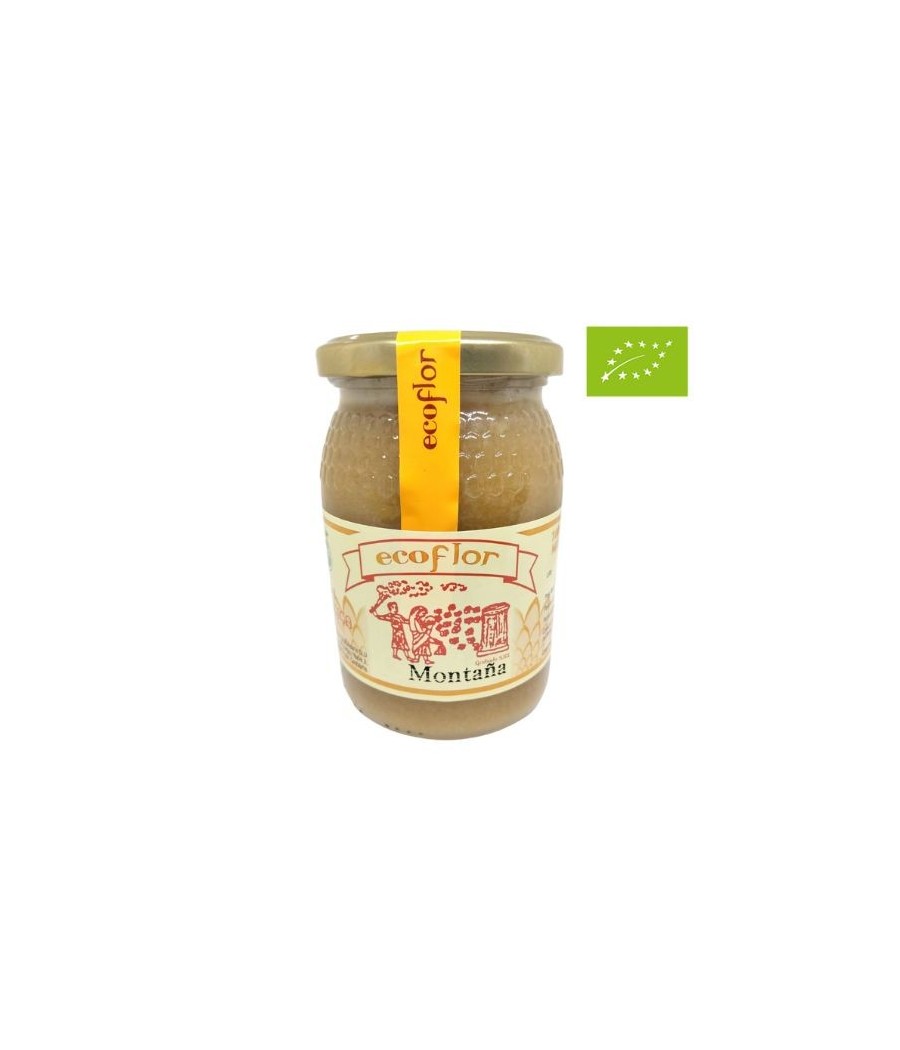 Organic Mountain Monofloral Honey 500g, Miel Ecoflor