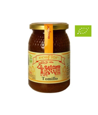 Organic Thyme Monofloral Honey 500g, Miel Ecoflor