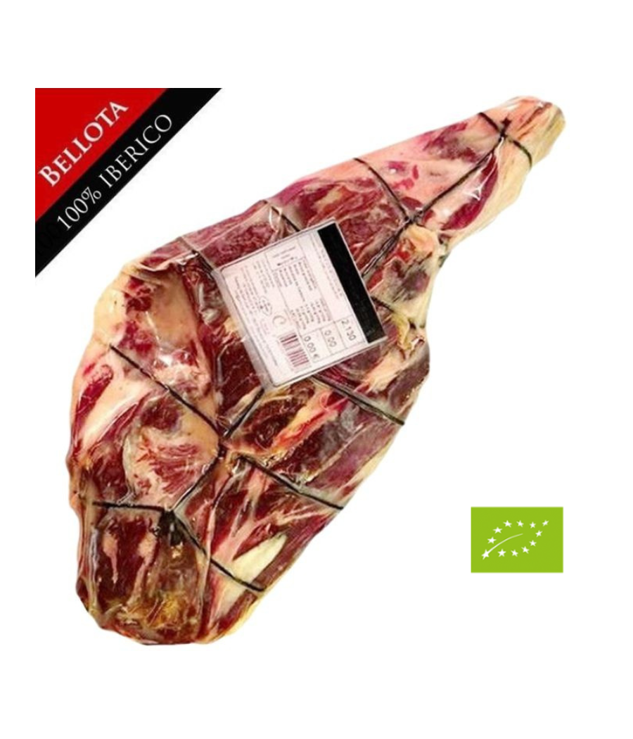 Ibérico Bellota Schinken  100% iberischer Bio ohne Zusatzstoffe - Pata Negra - OHNE KNOCHEN