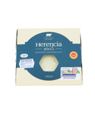 Aged Cheese Herencia 1605 Raw Sheep Milk +10 months, D.O Manchego PORTION
