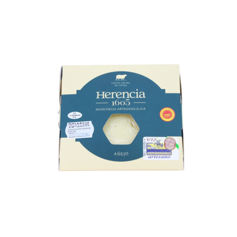 Fromage Herencia 1605 Lait Cru Brebis Affiné +10 mois, A.O Manchego PORTION
