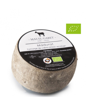 Aged goat cheese Mas el Garet with goat milk - WHOLE