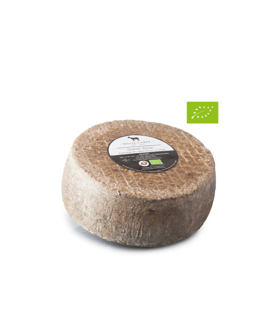 Artisan and organic cheese El Garet Gran Mas el Garet with goat milk - WHOLE 2.5 kg Artisan and organic cheese El Garet Gran Mas el Garet with goat milk - WHOLE 2.5 kg