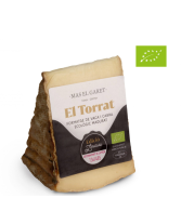 Organic and artisan aged cheese &quot;El Torrat&quot; Mas el Garet mixed milks (cow and goat milk) - PORTION