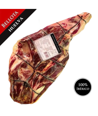 Épaule de bellota 100% ibérico Pata Negra  7 BELLOTAS® Weight Entier avec  os 5,0Kg. - Désossé 2,3Kg. Pièce Entier