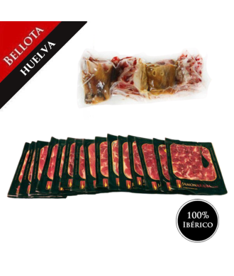 Épaule de bellota 100% ibérico Pata Negra  7 BELLOTAS® Weight Entier avec  os 5,0Kg. - Désossé 2,3Kg. Pièce Entier