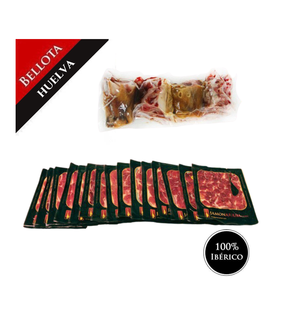 Bellota Iberico Shoulder (Huelva), 100% Iberian Bellota - Pata Negra WHOLE sliced