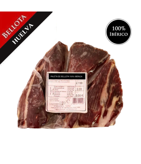 Ibérico Bellota Shoulder (Huelva), 100% Iberian Breed - Pata negra - BONELESS - Punta