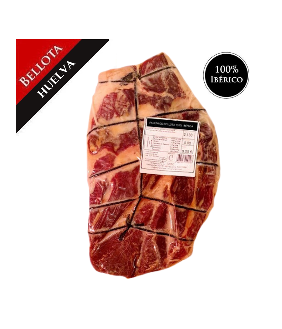 Paleta 100% Ibérica Bellota (Huelva) - Pata Negra - DESHUESADA Paleta 100% Ibérica Bellota (Huelva) - Pata Negra - DESHUESADA