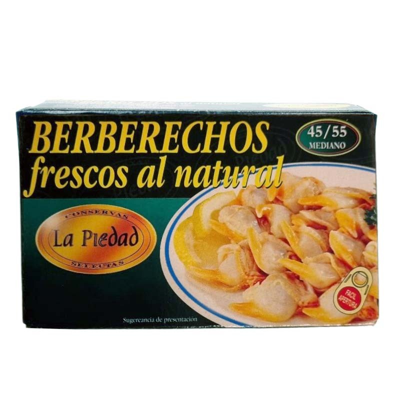 Berberechos al Natural 45/55 La Piedad