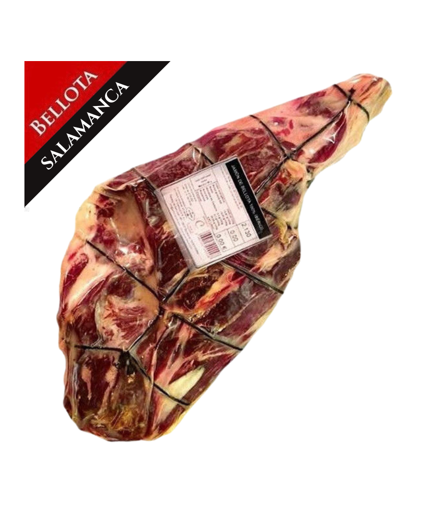 Jamón ibérico deshuesado Pata Negra puro Bellota curado durante 2 años, 8  a 9 lb. 20-25 porciones