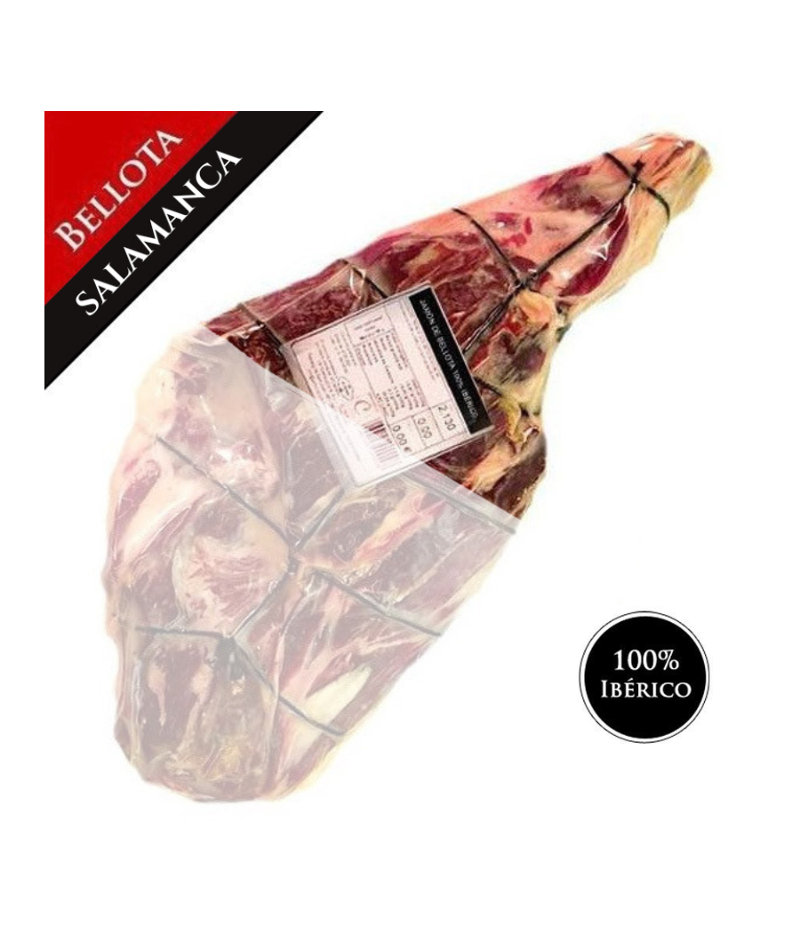 Ibérico Bellota Schinken (Salamanca), 100% Iberische Rasse - Pata Negra - OHNE KNOCHEN - Caña