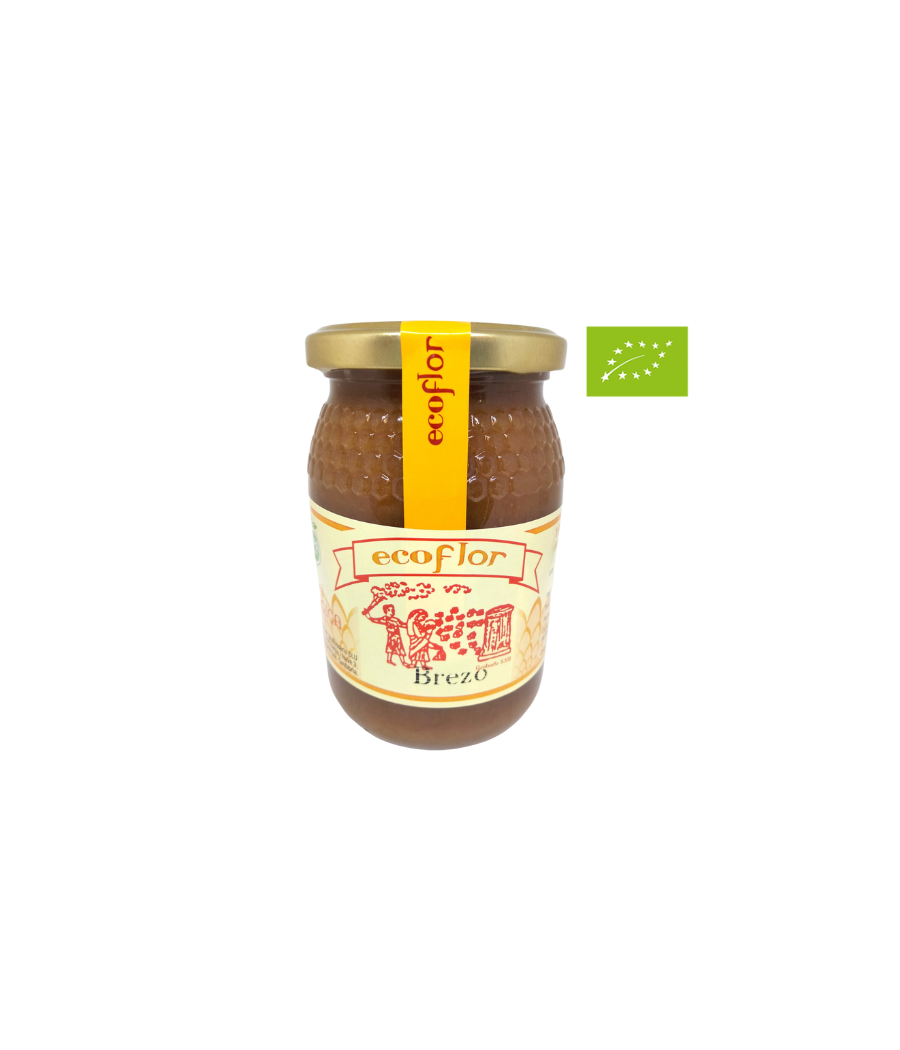 Organic Monofloral Heather Honey 500g, Miel Ecoflor