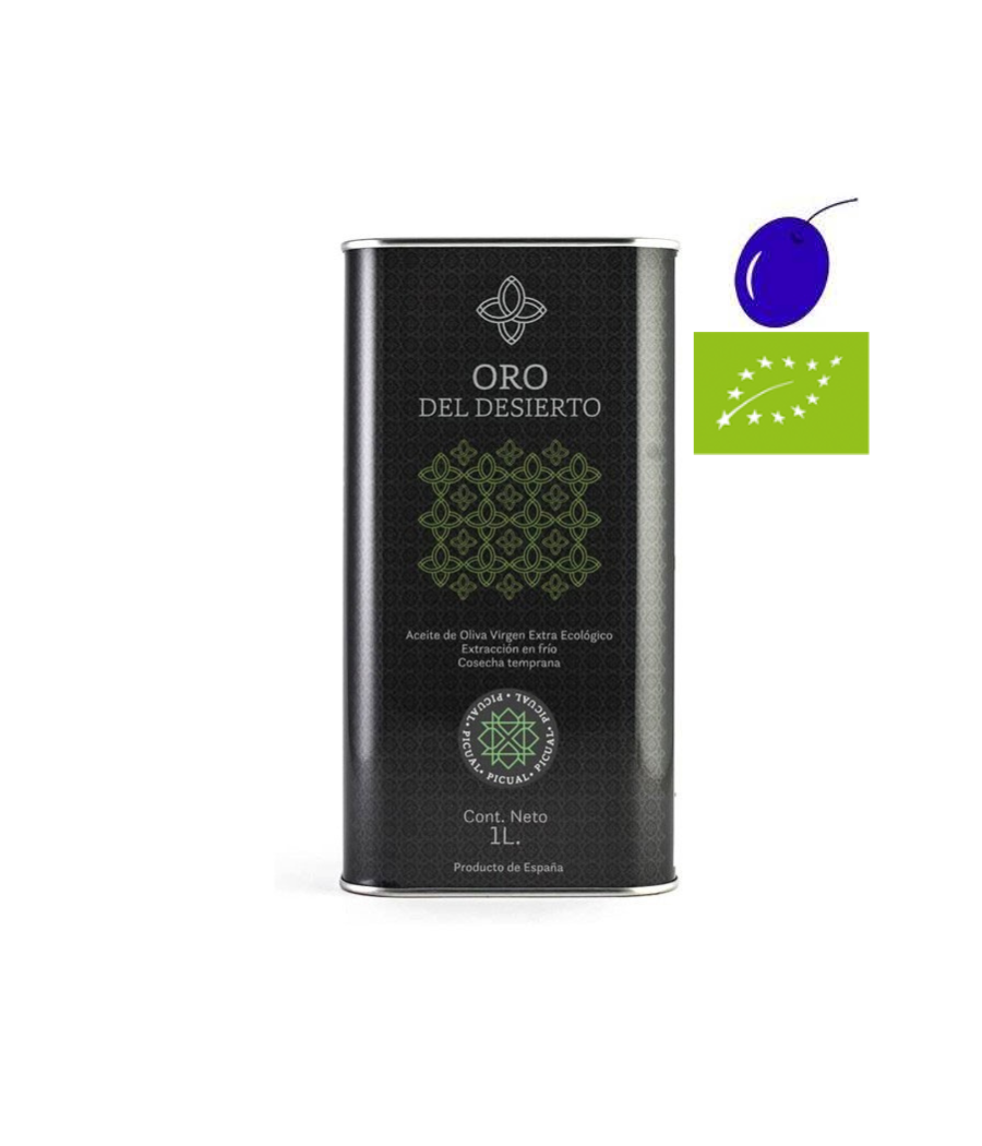 Oro del Desierto Picual Bio 1l, Huile d'Olive Extra Vierge