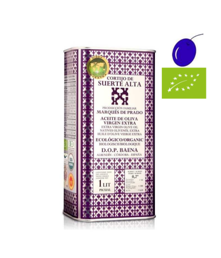 Cortijo de Suerte alta Picual en envero Organic 1l, Extra Virgin Olive Oil, D.O. Baena