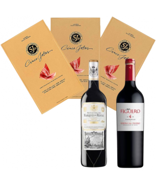 Confezioni regalo - Prosciutto Cinco Jotas e Vino