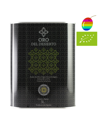 Oro del Desierto Coupage Ecológico 3l, Aceite de Oliva Virgen Extra