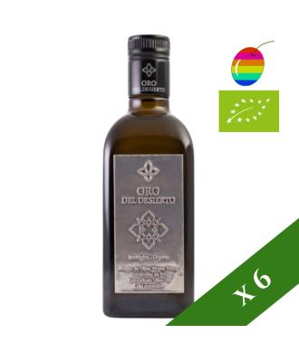 BOÎTE x6 --- Oro del desierto coupage bio 500ml, huile d'olive extra vierge