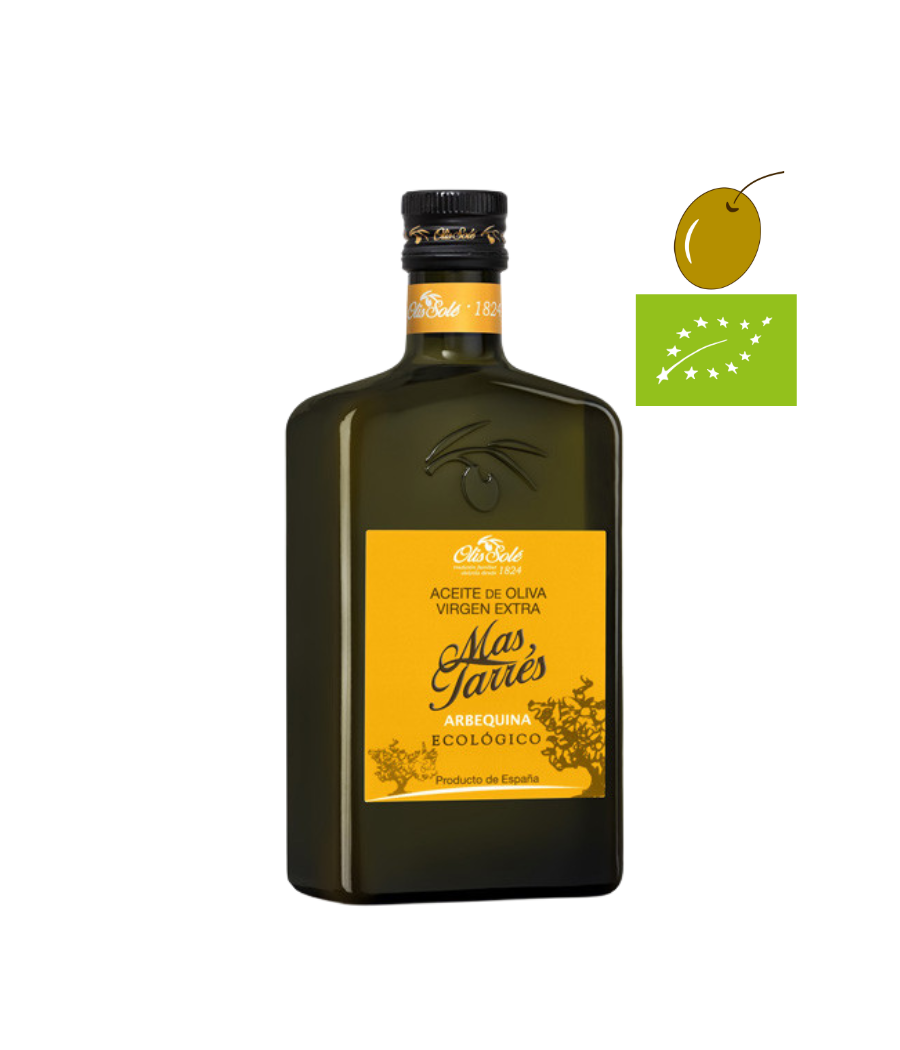 Mas Tarrés Arbequina Ecològic 500ml, Oli d'oliva verge extra