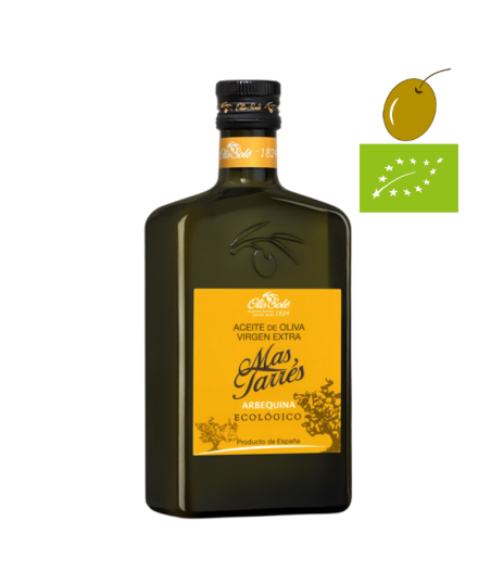 Mas Tarrés arbequina ecológico 500ml, Aceite de oliva virgen extra
