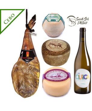 Christmas hamper - Iberico & Sant Gil d'Albió cheese