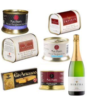 Confezione regalo di Natale - Amanti del foie gras