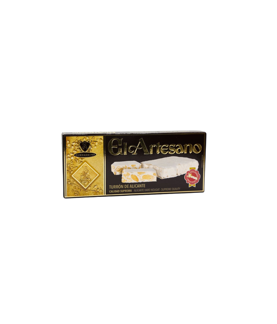 Alicante Nougat El Artesano 200g , IGP Jijona Nougat Alicante Nougat El Artesano 200g , IGP Jijona Nougat