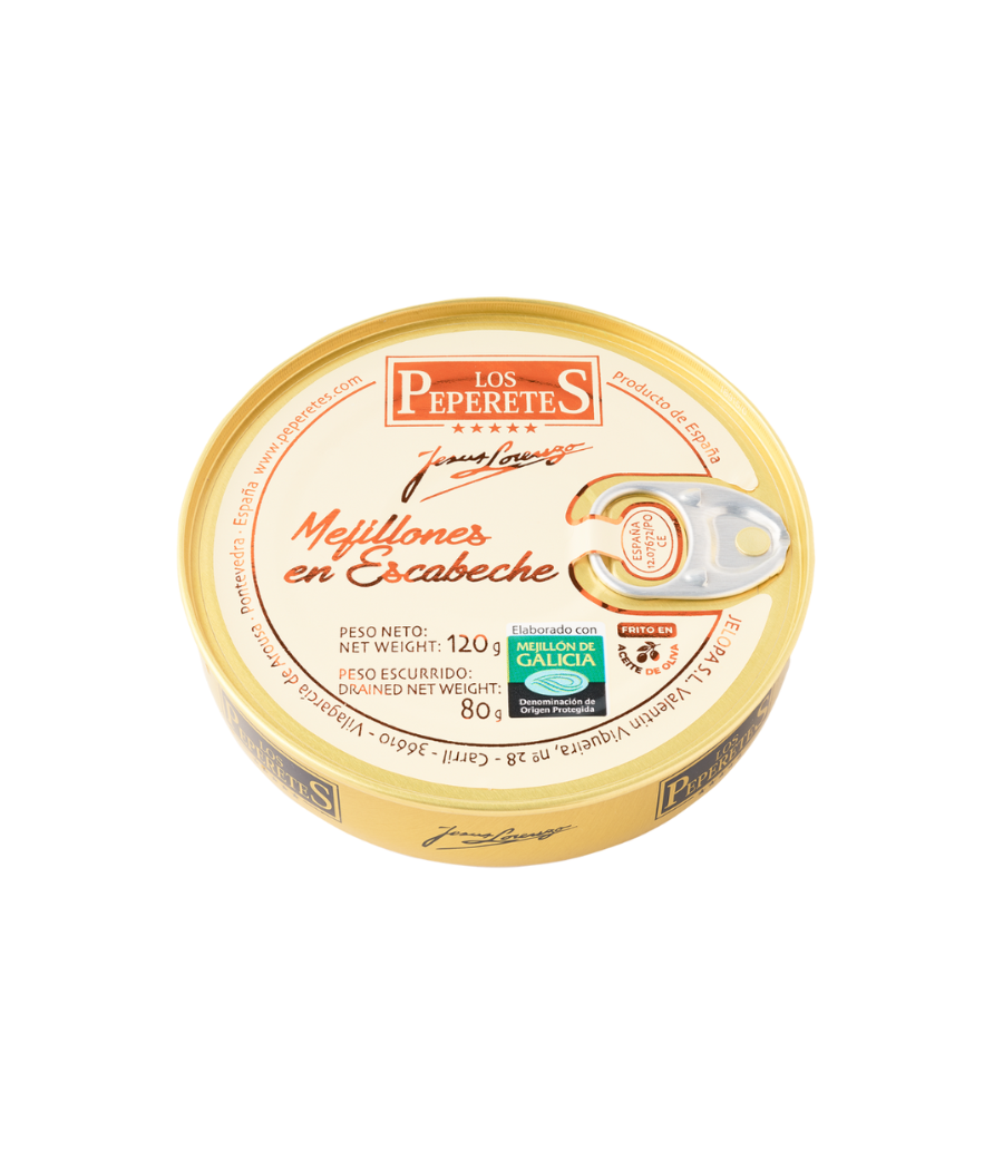 Cozze sott'olio 10/12 pezzi, Los Peperetes (Rías Gallegas)
