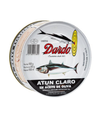 Atún Claro en Aceite Oliva Dardo 1000 gr