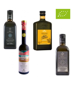 Pack AOVE ECOLÓGICOS - Los 4 mejores aceites de oliva ecológicos