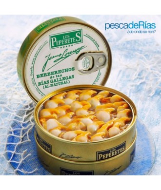 Berberechos al Natural, Los Peperetes 120 gr (Rias Gallegas)