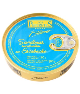 Sardinillas en Escabeche 120 gr , Los Peperetes