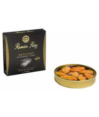 Mejillones en escabeche fritos 6-8 Ramón Peña "Etiqueta Negra"