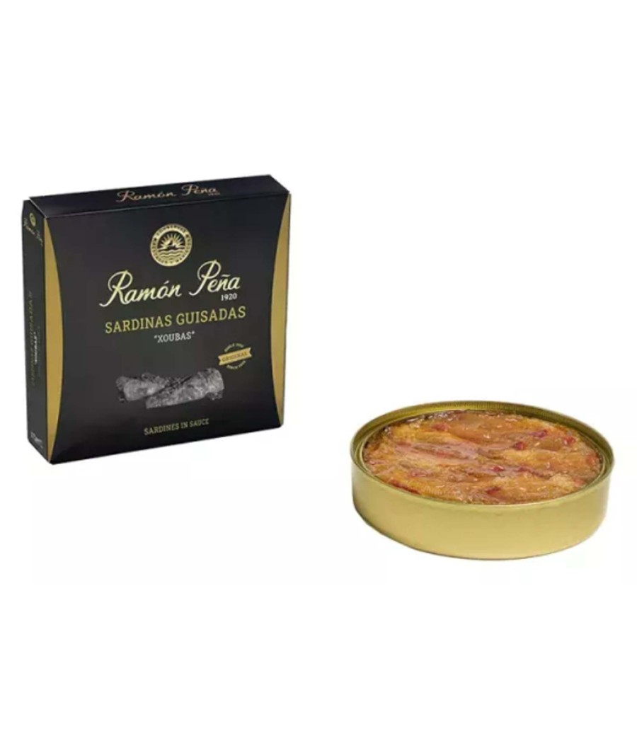 "Xouba" fried stewed sardines from Galicia Ramón Peña "Black Label" "Xouba" fried stewed sardines from Galicia Ramón Peña "Black Label"