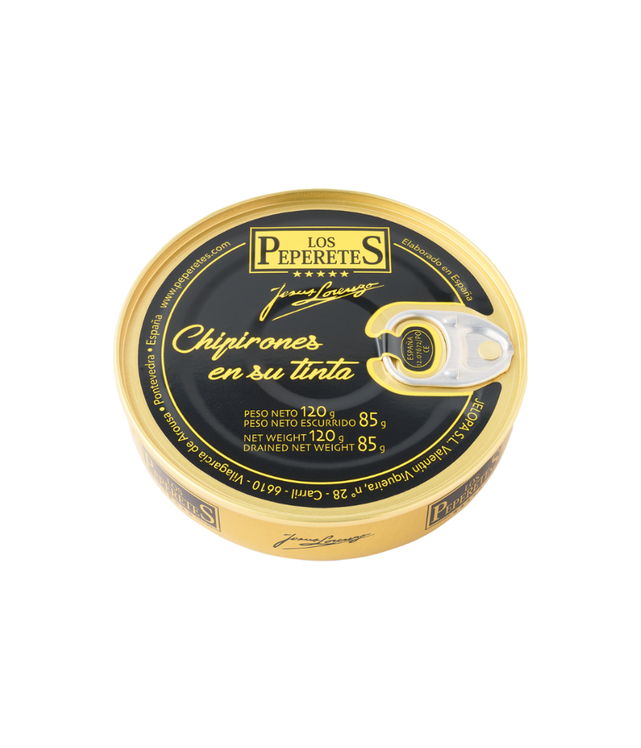 Squid in Its Ink, Los Peperetes 120g (Rias Gallegas) Squid in Its Ink, Los Peperetes 120g (Rias Gallegas)