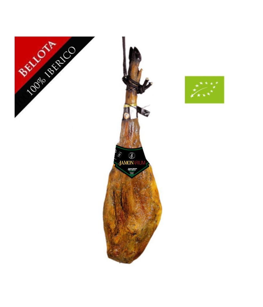 Jamón de Bellota 100% Ibérico Ecológico sin aditivos - Pata Negra Jamón de Bellota 100% Ibérico Ecológico sin aditivos - Pata Negra