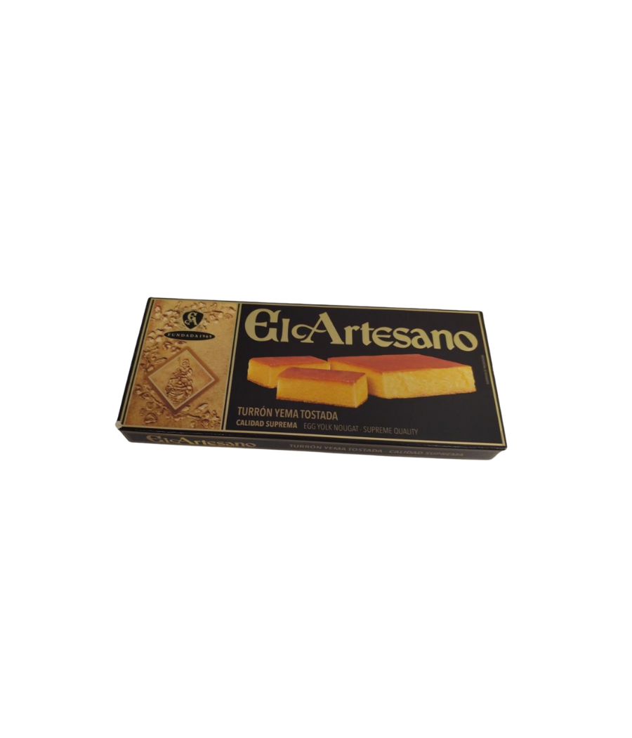 Turrón de yema tostada 200g El Artesano Turrón de yema tostada 200g El Artesano