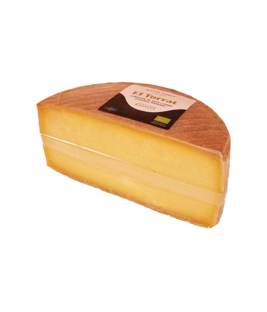 Queso madurado artesano y ecológico "El Torrat" Mas el Garet mezcla (leche de vaca y cabra) - ENTERO 2.25 kg Queso madurado artesano y ecológico "El Torrat" Mas el Garet mezcla (leche de vaca y cabra) - ENTERO 2.25 kg
