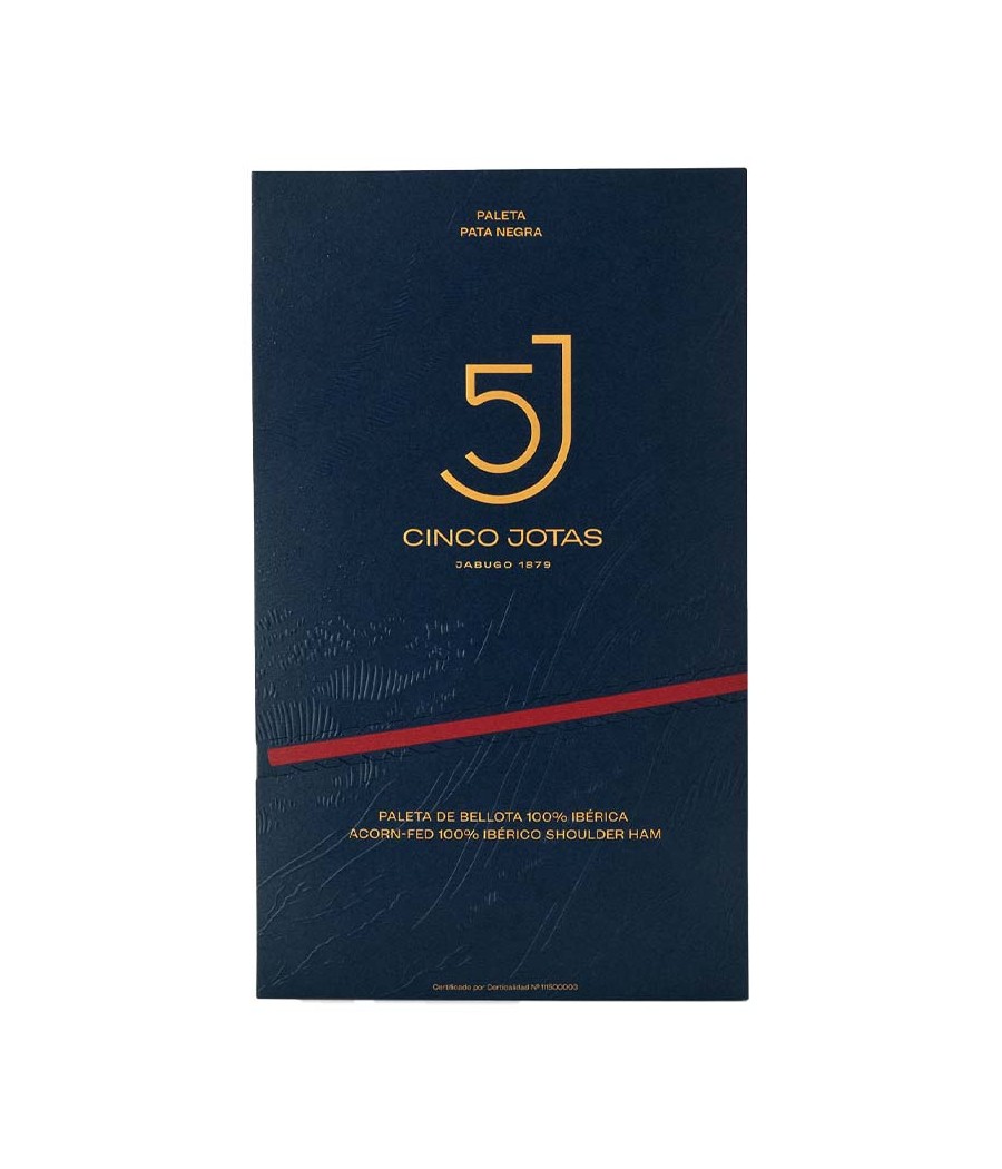 Cinco Jotas (5J) Bellota 100% iberico Jabugo Shoulder sliced by hand 80g Cinco Jotas (5J) Bellota 100% iberico Jabugo Shoulder sliced by hand 80g