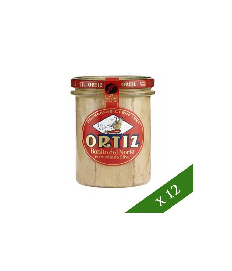 BOX x12 - Tonno bianco in olio di oliva Ortiz 220gr