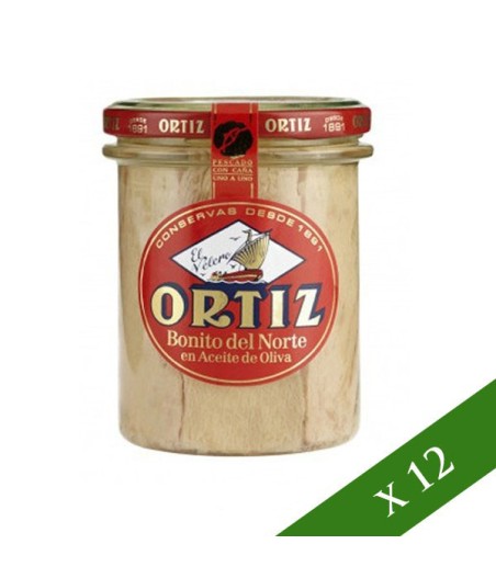 BOX x12 - Tonno bianco in olio di oliva Ortiz 220gr