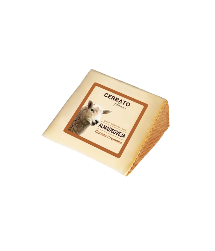 Queso Cerrato Almadeoveja Curado Cremoso de Oveja - Cuña