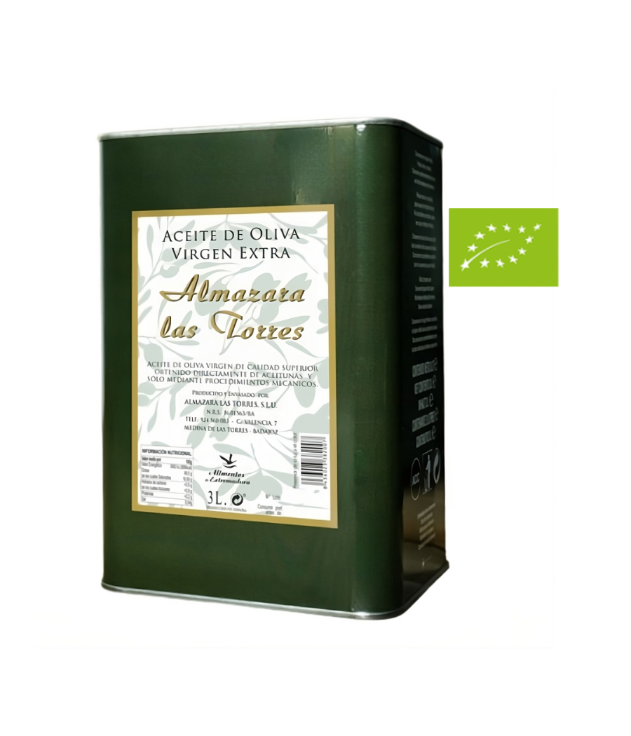 Almazara Las Torres 3l, Organic Extra Virgin Olive Oil