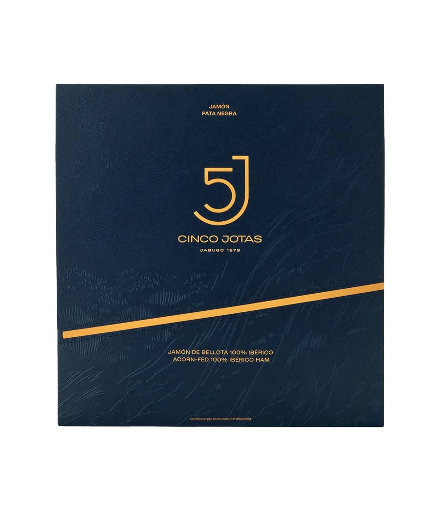 PACK x12 - 100% Iberico Bellota Cinco Jotas (5j) Jabugo ham sliced traditionally cut 80g