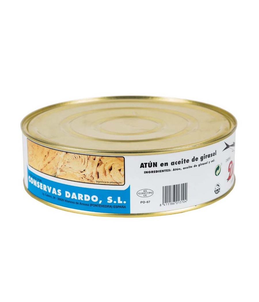 Light Tuna in Sunflower Oil Dardo 1000 gr Light Tuna in Sunflower Oil Dardo 1000 gr