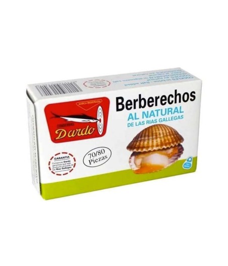 Berberechos al natural Dardo 70/80 piezas (Rias Gallegas)